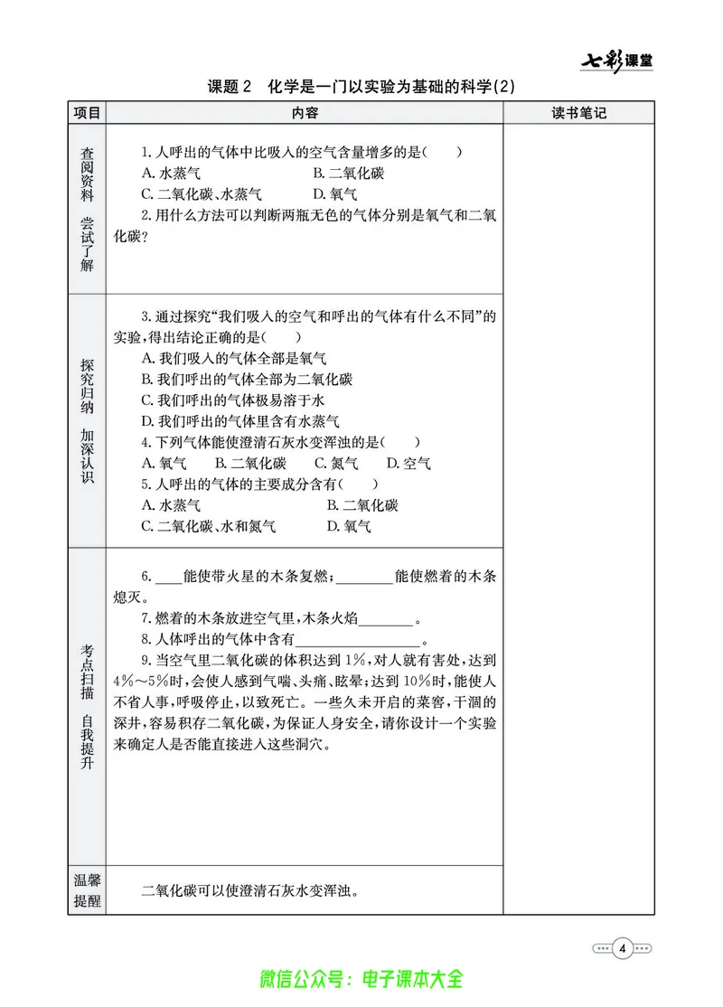 《化学预习卡9a_初中《预习卡》_初中化学》第5页预览