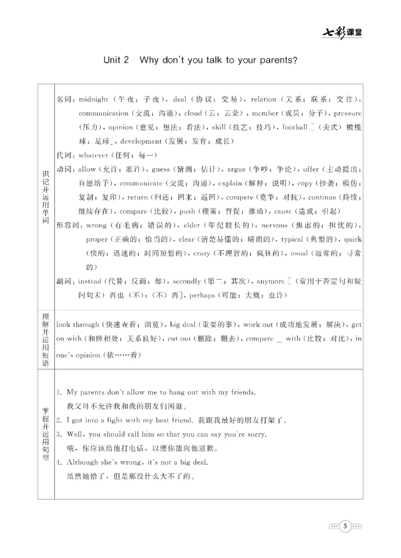 《英语鲁教版8a预习卡_初中《预习卡》_初中英语_初中英语预习卡（鲁教版）》第6页预览