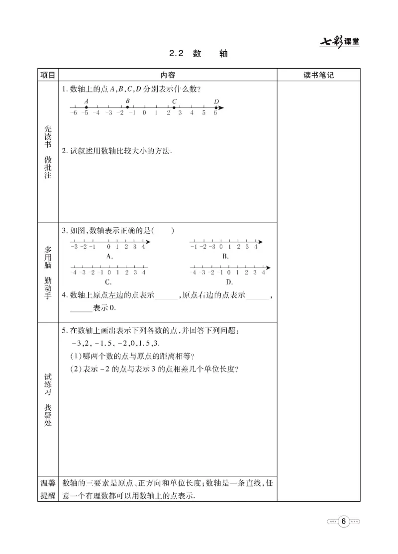 《数学青岛版7a预习卡_初中《预习卡》_初中数学_初中数学预习卡（青岛版）》第7页预览
