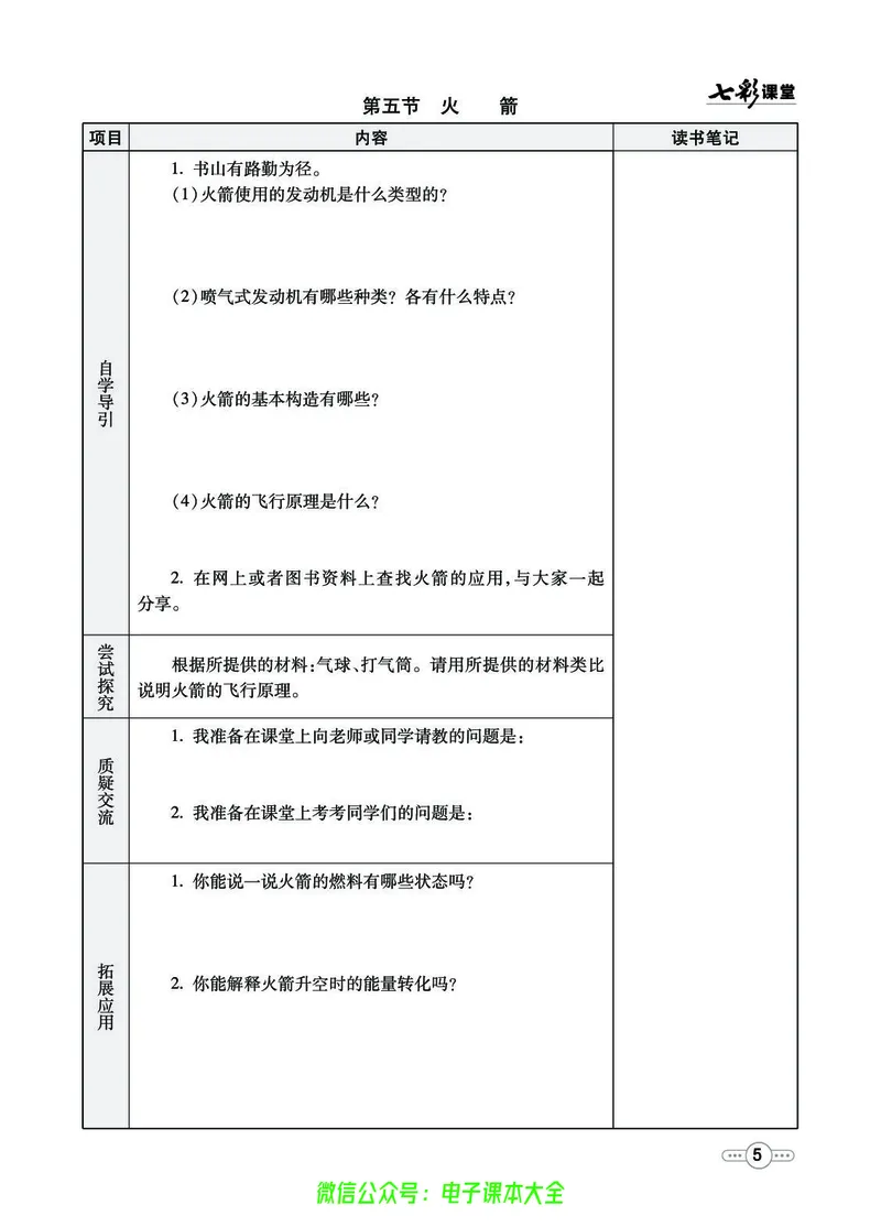 《物理北师大9a预习卡_初中《预习卡》_初中物理_北师大》第6页预览