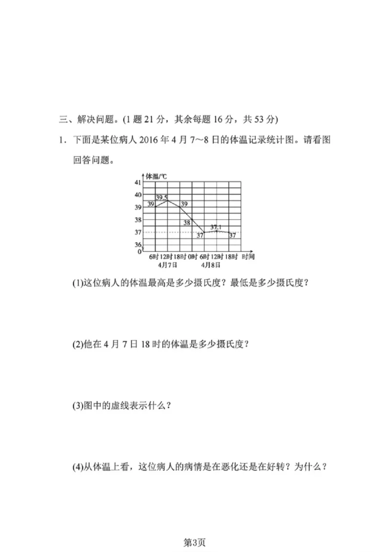 《五年级（下）数学第七单元测试卷《人教版》_赠送2026小学1-6年级资料合集(按需自取)_五年级_五年级（下）数学第七单元测试卷《人教版》》第3页预览