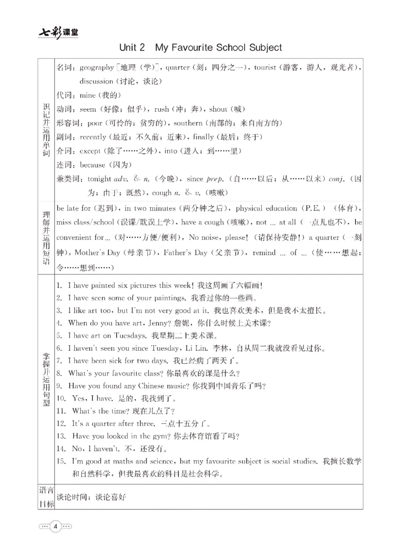 《英语冀教版8a预习卡_初中《预习卡》_初中英语_初中英语预习卡（冀教版）》第5页预览