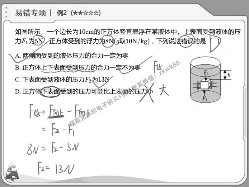 《14.课堂笔记主讲课中笔记_2025初二网课_25初二物理_25初二刘怡物理（作业帮）_春季上-寒假班A+_课堂笔记》第5页预览