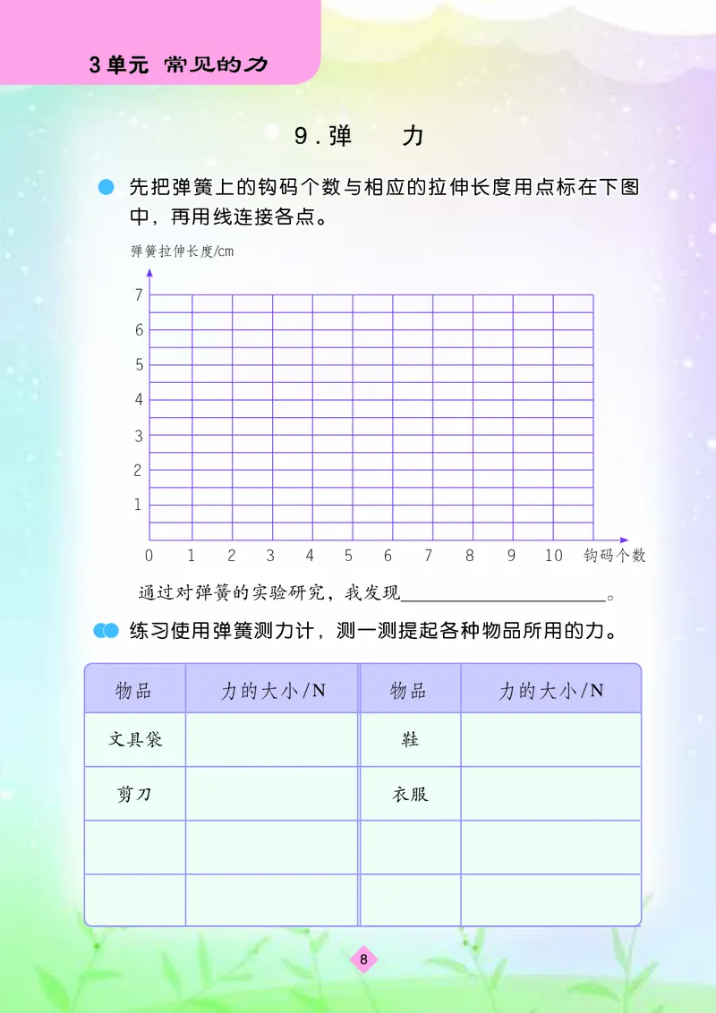 《四年级（上）科学学生活动手册《苏教版》_赠送2026小学1-6年级资料合集(按需自取)_四年级_四年级（上）科学学生活动手册《苏教版》》第10页预览