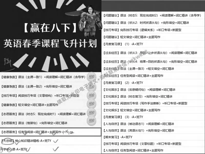 《13.课堂笔记主讲课中笔记_2025初二网课_25初二英语_25初二万雨露英语（作业帮）_春季上-寒假班A+_课堂笔记》第2页预览