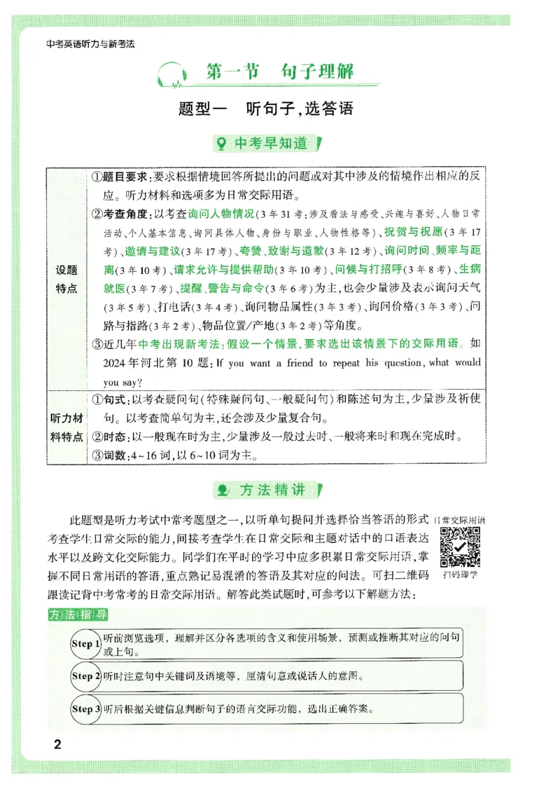 《题型方法讲练-中考听力_2026初中英语听力材料和题型方法》第5页预览