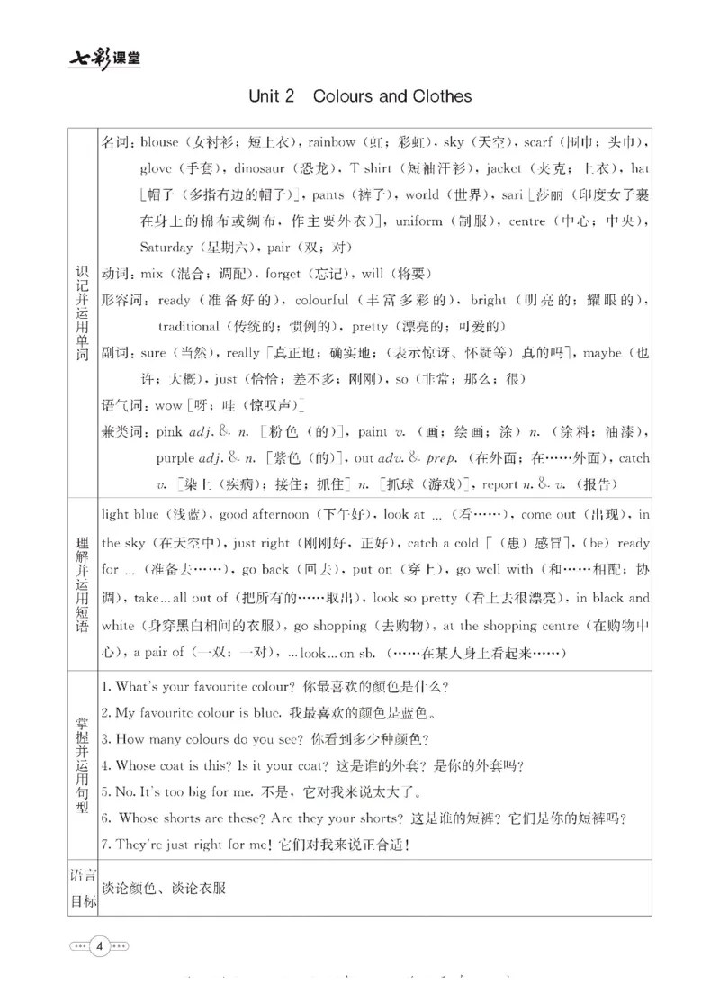《英语冀教版7a预习卡_初中《预习卡》_初中英语_初中英语预习卡（冀教版）》第5页预览