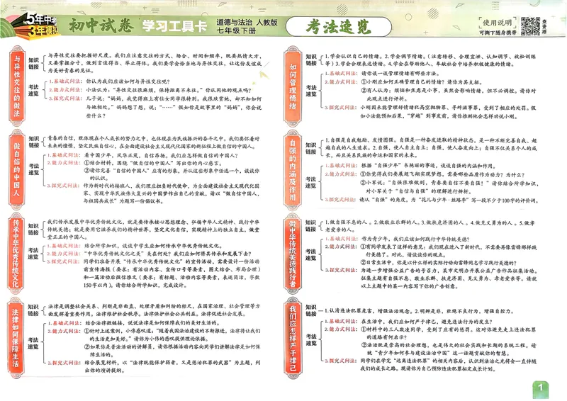《2025春《53初中试卷》道法RJ7下_初中全科目同步习题+精品试卷（7-9年级）_25秋初中道法《同步习题+精品试卷》_初中道法7-9年级下册试卷(1)_《53初中试卷》25春》第3页预览