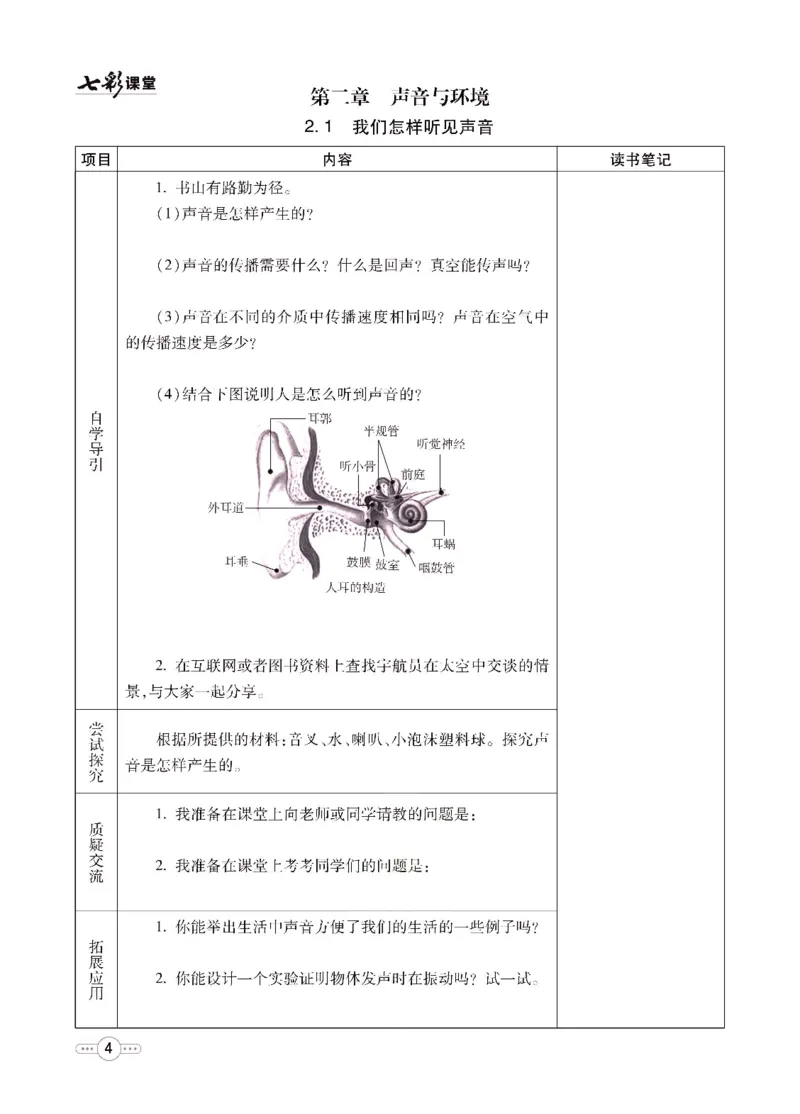 《物理沪粤版8a预习卡_初中《预习卡》_初中物理_沪粤版》第5页预览