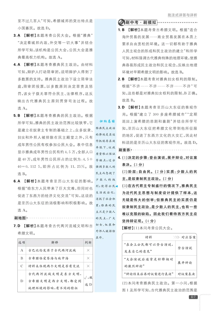 《2026《初中必刷题•历史》9上详答详析_初中全科目同步习题+精品试卷（7-9年级）_25秋初中历史《同步习题+精品试卷》_上册_《初中必刷题》2025秋》第9页预览