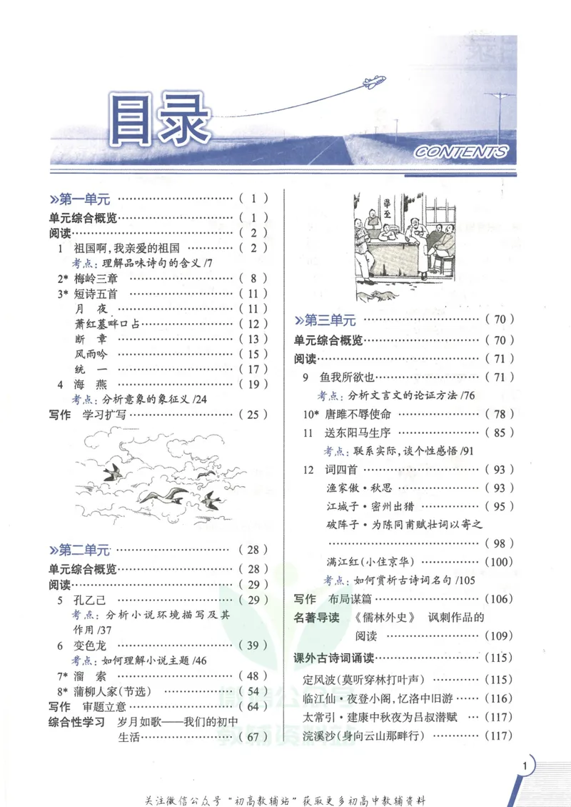 《中学教材全解九年级下册语文人教版_初中全科目同步习题+精品试卷（7-9年级）_25秋初中语文《同步习题+精品试卷》_初中语文试卷7-9年级下册(1)_《中学教材全解》25春》第5页预览