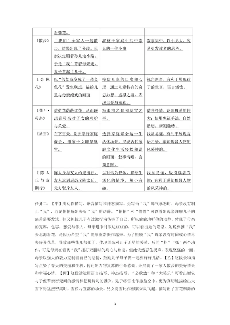 《初中语文七年级上册第2单元作业_1答案_初中全科目同步习题+精品试卷（7-9年级）_25秋初中语文《同步习题+精品试卷》_初中语文试卷7-9年级上册(1)_《优秀作业单》_七年级》第3页预览