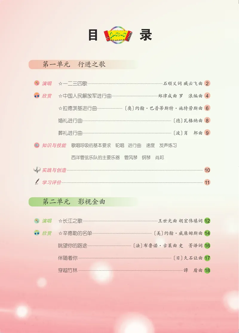 《七年级下册-五线谱_opt_初中音乐_人音版_人音版（五线谱）》第3页预览