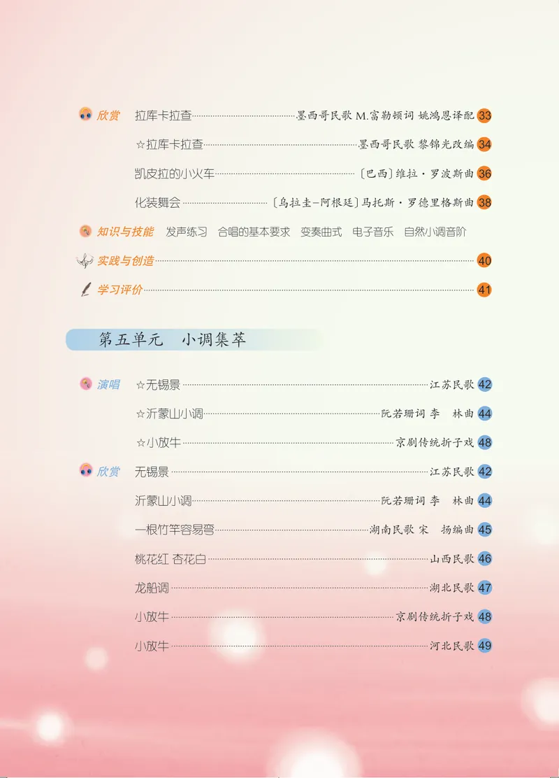 《七年级下册-五线谱_opt_初中音乐_人音版_人音版（五线谱）》第5页预览