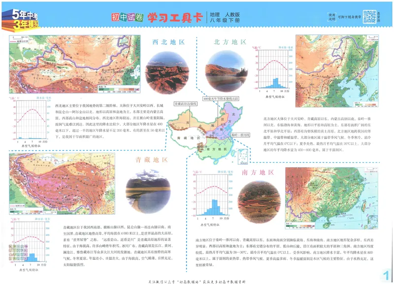 《53初中试卷8年级下册地理_初中全科目同步习题+精品试卷（7-9年级）_25秋初中地理《同步习题+精品试卷》_《53初中试卷》2025春_7-8下册》第3页预览