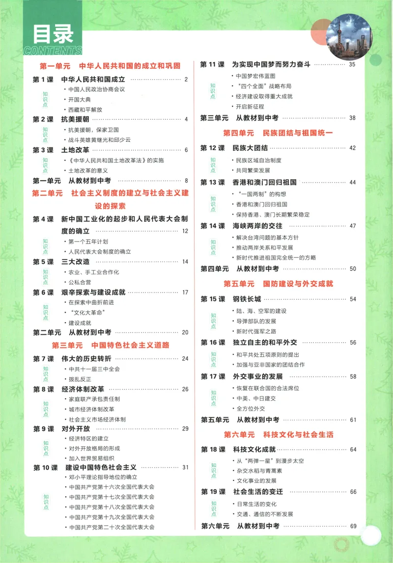 《初中必刷题-8下-历史人教版狂K重点_初中全科目同步习题+精品试卷（7-9年级）_25秋初中历史《同步习题+精品试卷》_下册_《初中必刷题》25春》第4页预览