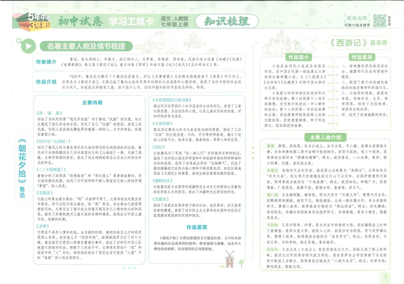 《53初中试卷7年级上册语文(2025版)_初中全科目同步习题+精品试卷(7-9年级)_25秋初中语文《同步习题+精品试卷》_初中语文试卷7-9年级上册(1)_《初中试卷》2024秋新教材_7-9上册》第3页预览