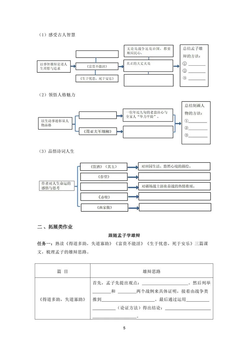 《初中语文八年级上册第六单元情操与志趣作业_0作业_初中全科目同步习题+精品试卷（7-9年级）_25秋初中语文《同步习题+精品试卷》_初中语文试卷7-9年级上册(1)_《优秀作业单》_八年级》第5页预览