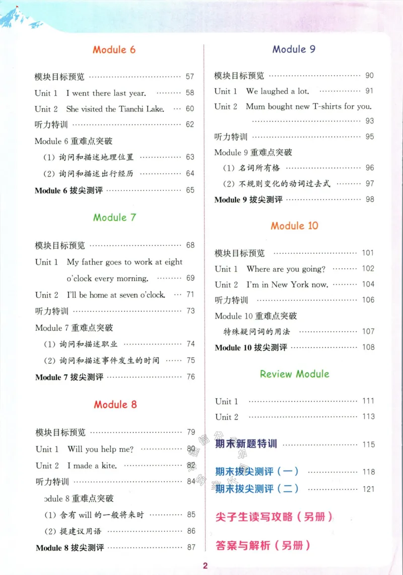 《001.24春外研三起点英语拔尖特训五年级下册（有答案）公众号米妈家长圈_小学1-6年级全科全套_1-6年级全科下册_五年级_其他补充资料_教辅系列_英语外研版资料》第3页预览