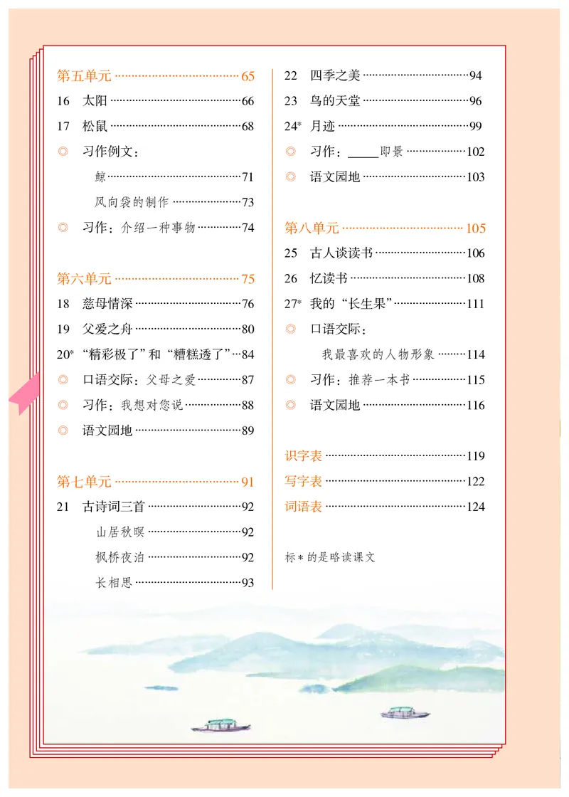 《人教版5年级语文上册高清教材_光塔笔记小学教辅_2025秋电子课本小学科目-新教材_全国统一•小学语文电子课本》第5页预览