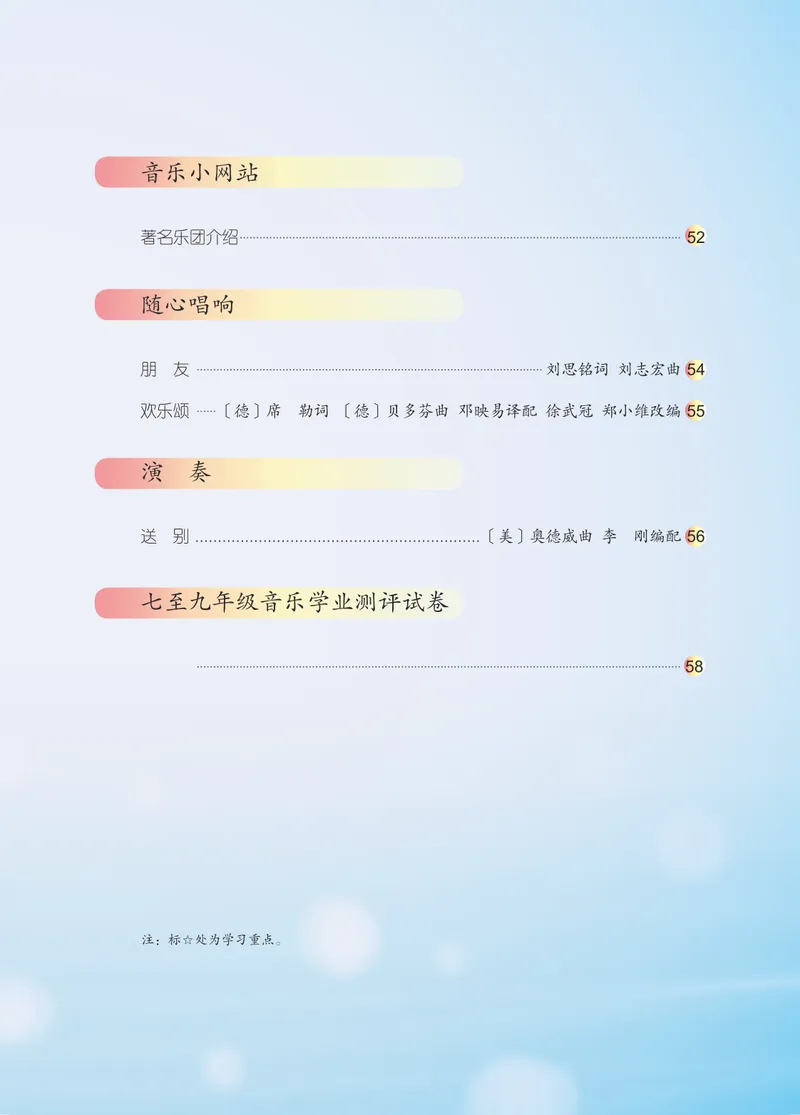 《九年级下册-五线谱_opt_初中音乐_人音版_人音版（五线谱）》第6页预览