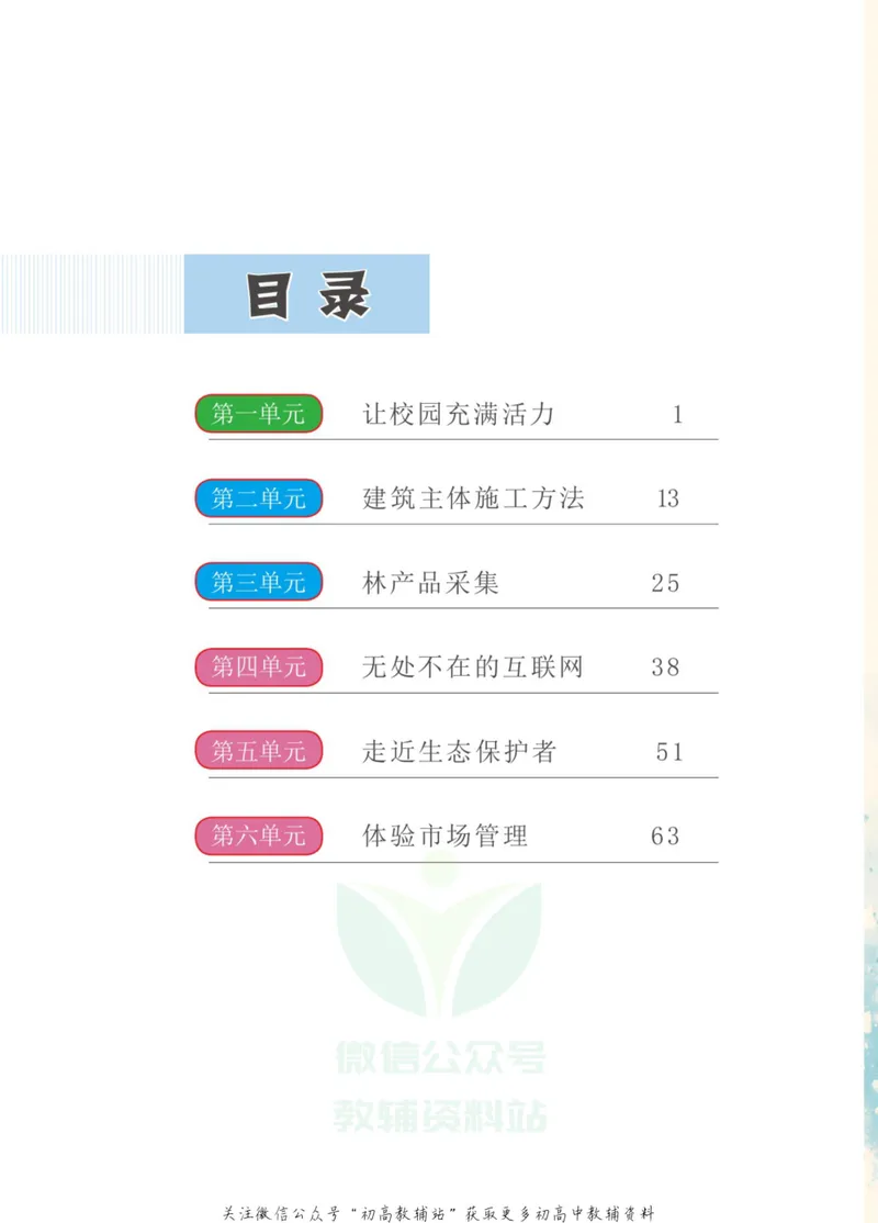 《劳动教育8年级下册_初中劳动技术_武汉版》第5页预览