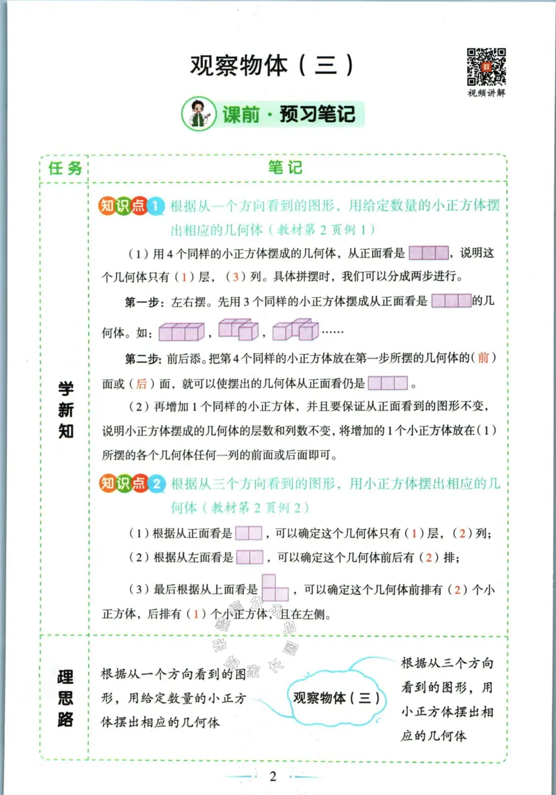 《001.数学黄冈随堂笔记五年级下册公众号：米妈家长圈_小学1-6年级全科全套_1-6年级全科下册_五年级_其他补充资料_教辅系列_数学通用版资料》第8页预览