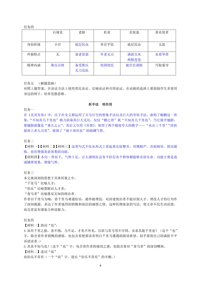 《初中语文八年级下册第六单元单元作业_1答案_初中全科目同步习题+精品试卷（7-9年级）_25秋初中语文《同步习题+精品试卷》_初中语文试卷7-9年级上册(1)_《优秀作业单》_八年级》第4页预览