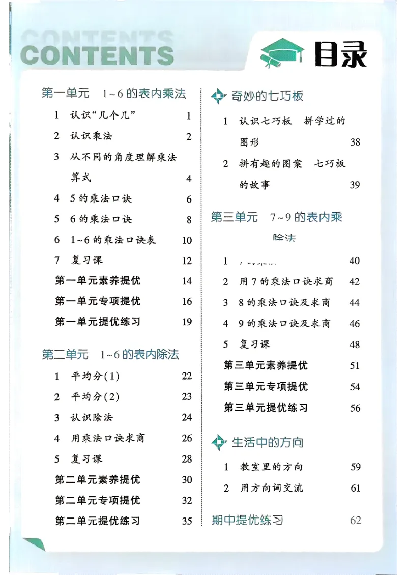 《25秋二上五星学霸数学苏教-副本_光塔笔记小学教辅_2026版小学《五星学霸》小学1-6年级（数学）（人教+苏教+）_25秋五星学霸苏教数学_25秋《五星学霸》数学苏教版2上》第3页预览