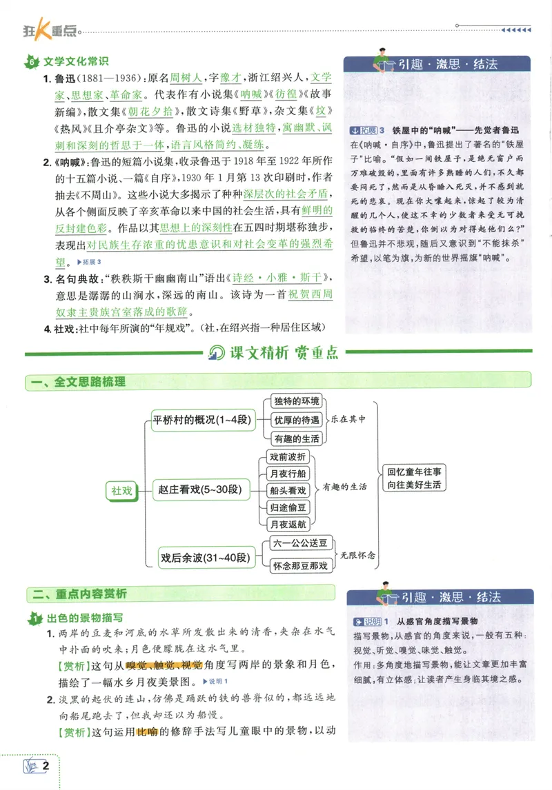 《初中必刷题-8下-语文人教版狂K重点_初中全科目同步习题+精品试卷（7-9年级）_25秋初中语文《同步习题+精品试卷》_初中语文试卷7-9年级下册(1)_《初中必刷题》25春》第6页预览