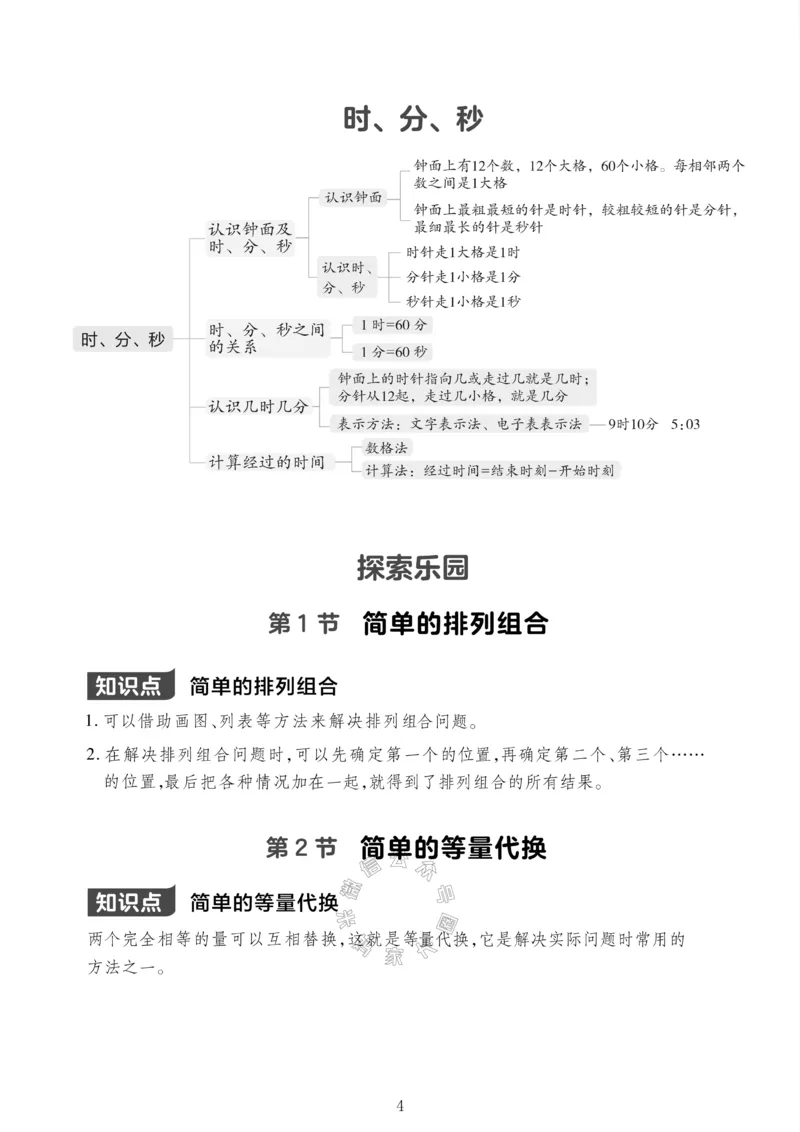 《001.冀教版数学二年级下册课本知识全归纳公众号米妈家长圈_小学1-6年级全科全套_1-6年级全科下册_二年级_其他补充资料_数学冀教版资料》第5页预览