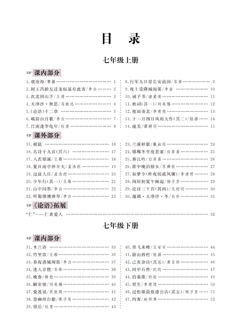 《经典诵读200篇正文_初中全科目同步习题+精品试卷（7-9年级）_25秋初中语文《同步习题+精品试卷》_初中语文试卷7-9年级上册(1)_《经典诵读》》第3页预览