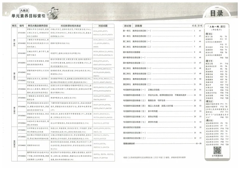 《53初中试卷7年级上册道法（2025版）_初中全科目同步习题+精品试卷（7-9年级）_25秋初中道法《同步习题+精品试卷》_初中道法7-9年级上册试卷(1)_《53初中试卷》2024秋》第7页预览