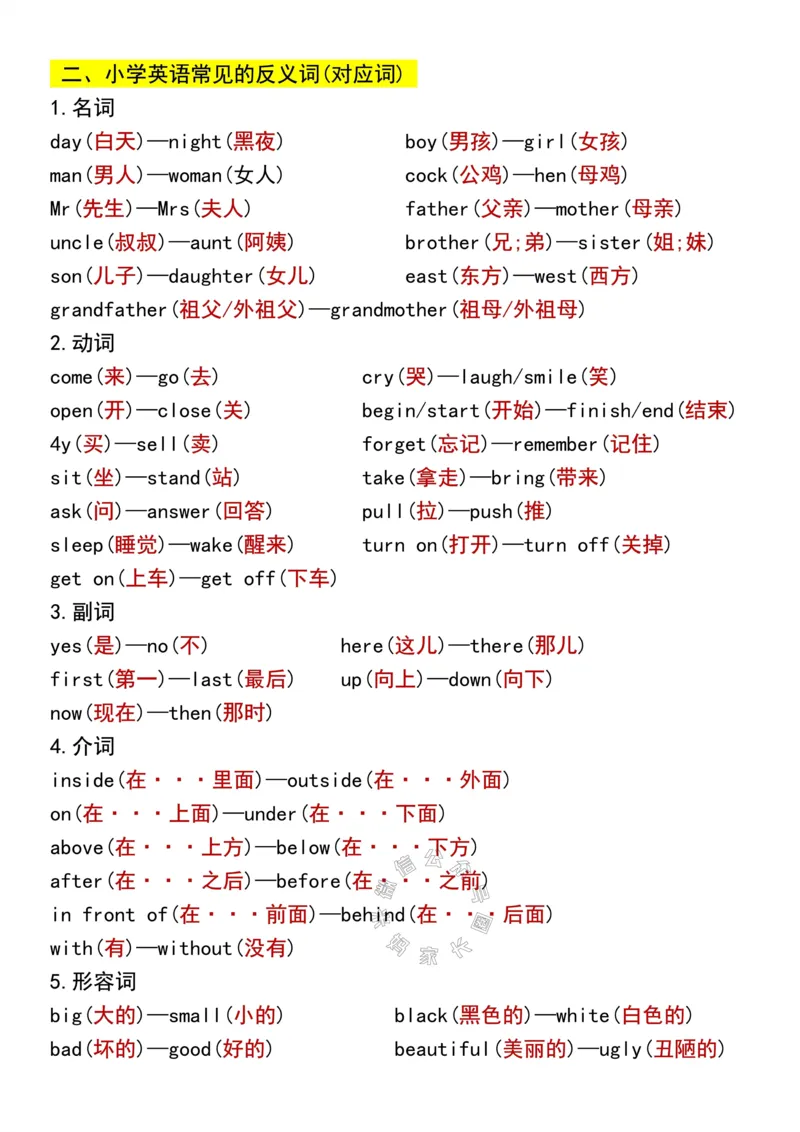 《001.六年级下册英语小升初必背知识点_小学1-6年级全科全套_1-6年级全科下册_六年级_其他补充资料_英语通用版资料》第4页预览