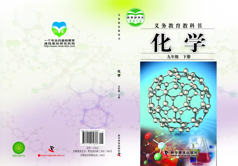 《化学教材（九年级下册）_初中化学_科普版》第1页预览