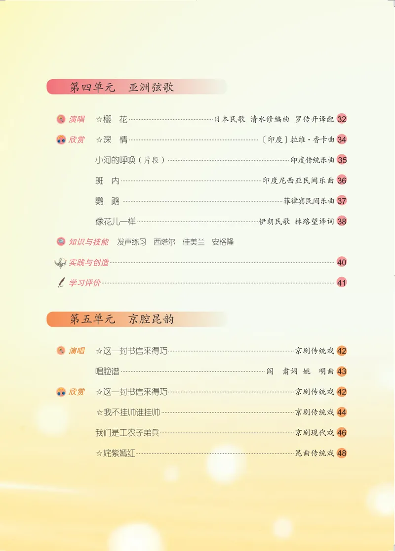 《八年级下册-五线谱_opt_初中音乐_人音版_人音版（五线谱）》第5页预览