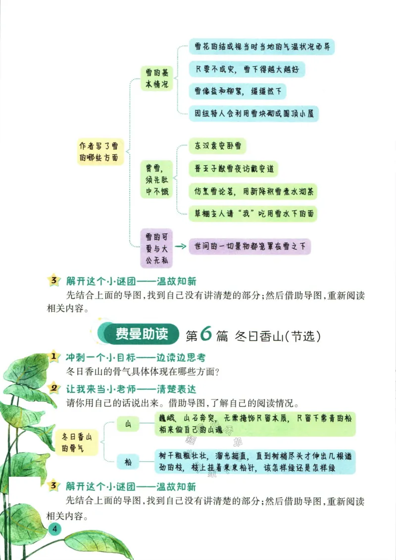 《001.一本半小时晚读五年级冬助读手册公众号：米妈家长圈_小学1-6年级全科全套_1-6年级全科下册_五年级_其他补充资料_教辅系列_语文资料》第6页预览