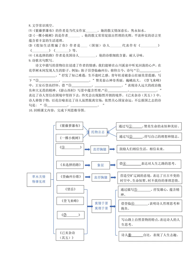 《七下第五单元作业_0作业_初中全科目同步习题+精品试卷（7-9年级）_25秋初中语文《同步习题+精品试卷》_初中语文试卷7-9年级上册(1)_《优秀作业单》_七年级》第2页预览