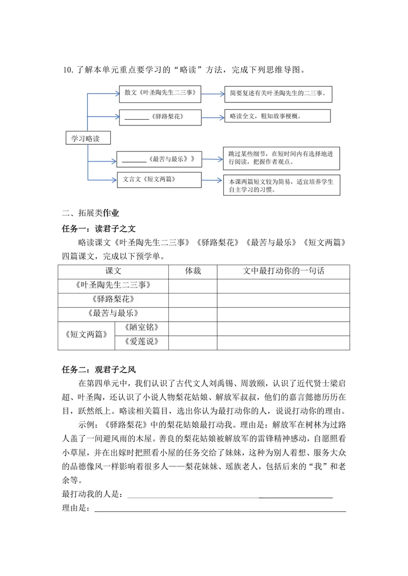 《初中语文七年级下册第4单元作业_0作业_初中全科目同步习题+精品试卷（7-9年级）_25秋初中语文《同步习题+精品试卷》_初中语文试卷7-9年级上册(1)_《优秀作业单》_七年级》第3页预览