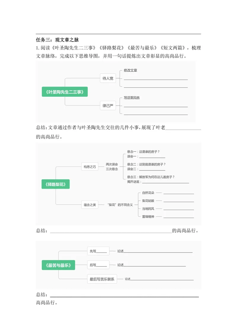 《初中语文七年级下册第4单元作业_0作业_初中全科目同步习题+精品试卷（7-9年级）_25秋初中语文《同步习题+精品试卷》_初中语文试卷7-9年级上册(1)_《优秀作业单》_七年级》第4页预览
