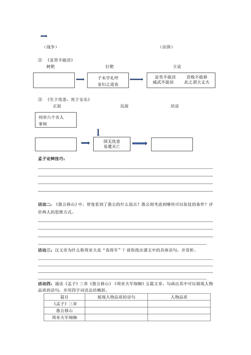 《初中语文八年级上册第六单元作业_0作业_1746404189954_初中全科目同步习题+精品试卷（7-9年级）_25秋初中语文《同步习题+精品试卷》_初中语文试卷7-9年级上册(1)_《优秀作业单》_八年级》第3页预览