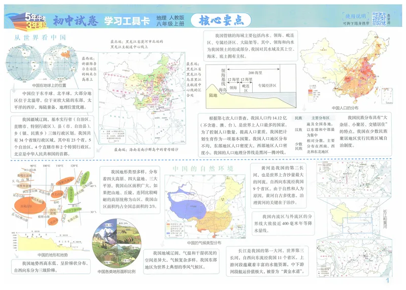 《53初中试卷8年级上册地理（2025版）_初中全科目同步习题+精品试卷（7-9年级）_25秋初中地理《同步习题+精品试卷》_《53初中试卷》2025春_7-8上册》第3页预览