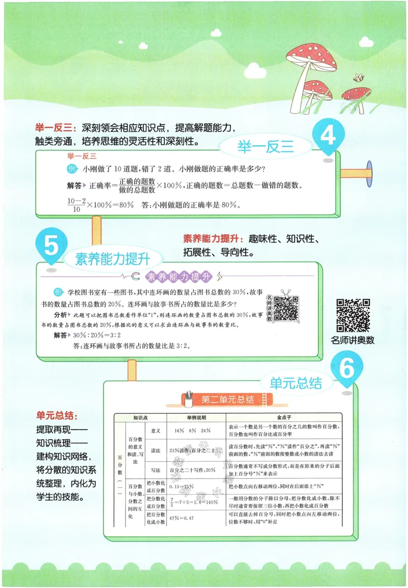 《001.24春青岛五四制数学七彩课堂四年级下册（有答案）公众号：米妈家长圈_小学1-6年级全科全套_1-6年级全科下册_四年级_其他补充资料_数学青岛五四制资料》第5页预览