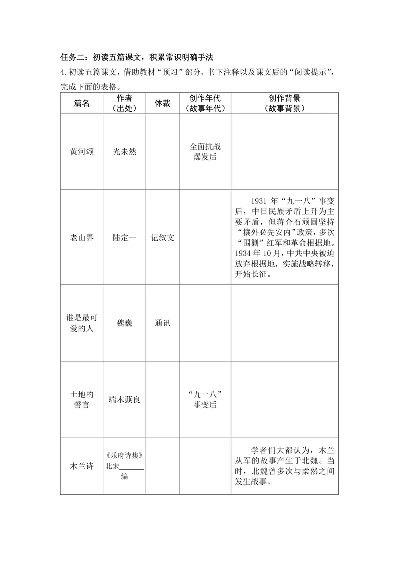 《初中语文七年级下册第2单元家国情怀作业_0作业_初中全科目同步习题+精品试卷（7-9年级）_25秋初中语文《同步习题+精品试卷》_初中语文试卷7-9年级上册(1)_《优秀作业单》_七年级》第2页预览