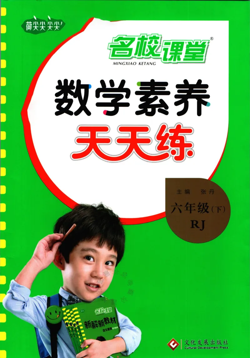 《002.人教版数学名校课堂素养天天练六年级下册（有答案）_小学1-6年级全科全套_1-6年级全科下册_六年级_其他补充资料_数学人教版资料》第1页预览