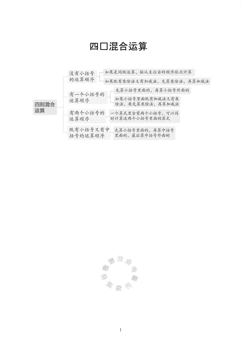 《001.西师版数学四年级下册课本知识全归纳公众号：米妈家长圈_小学1-6年级全科全套_1-6年级全科下册_四年级_其他补充资料_数学西师版资料》第2页预览