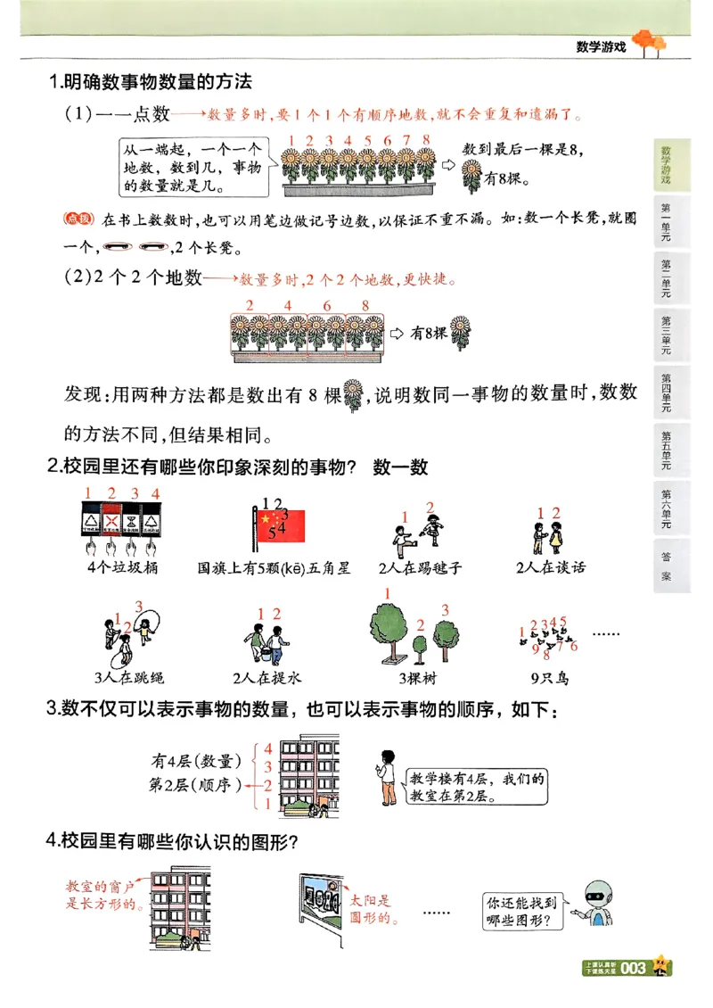 《一年级数学人教版上册25秋《教材帮》_光塔笔记小学教辅_2026版小学《教材帮》1-6年级上册（数学）（人教版）_一年级数学人教版上册25秋《教材帮》》第10页预览