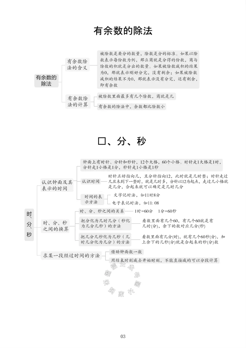 《001.西师版数学二年级下册课本知识全归纳公众号：米妈家长圈_小学1-6年级全科全套_1-6年级全科下册_二年级_其他补充资料_数学西师版资料》第4页预览