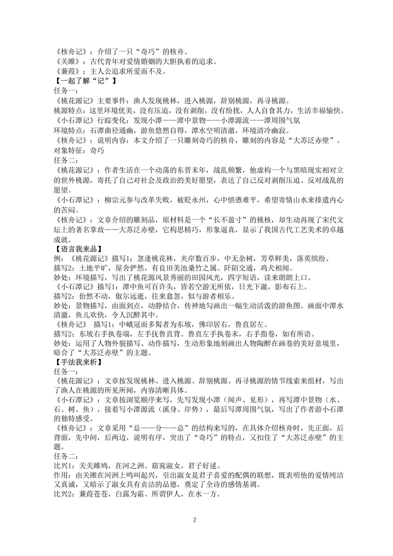《初中语文八年级下册第3单元秀山丽水古今纵谈单元作业_1答案_初中全科目同步习题+精品试卷（7-9年级）_25秋初中语文《同步习题+精品试卷》_初中语文试卷7-9年级上册(1)_《优秀作业单》》第2页预览