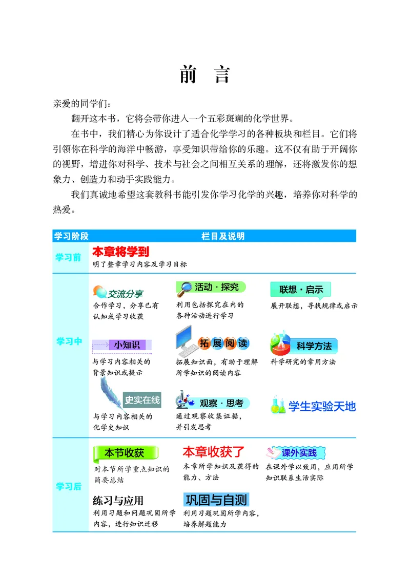 《中学化学九年级下册_初中化学_北京版》第3页预览